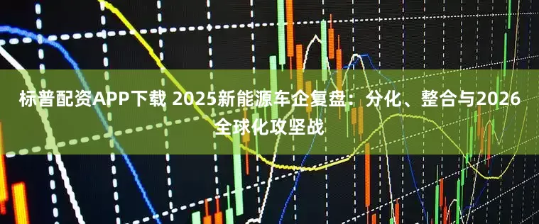 标普配资APP下载 2025新能源车企复盘：分化、整合与2026全球化攻坚战