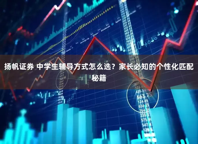 扬帆证券 中学生辅导方式怎么选？家长必知的个性化匹配秘籍